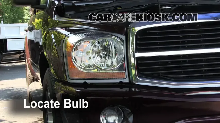 2004 Dodge Durango SLT 5.7L V8 Lights Turn Signal - Front (replace bulb)
